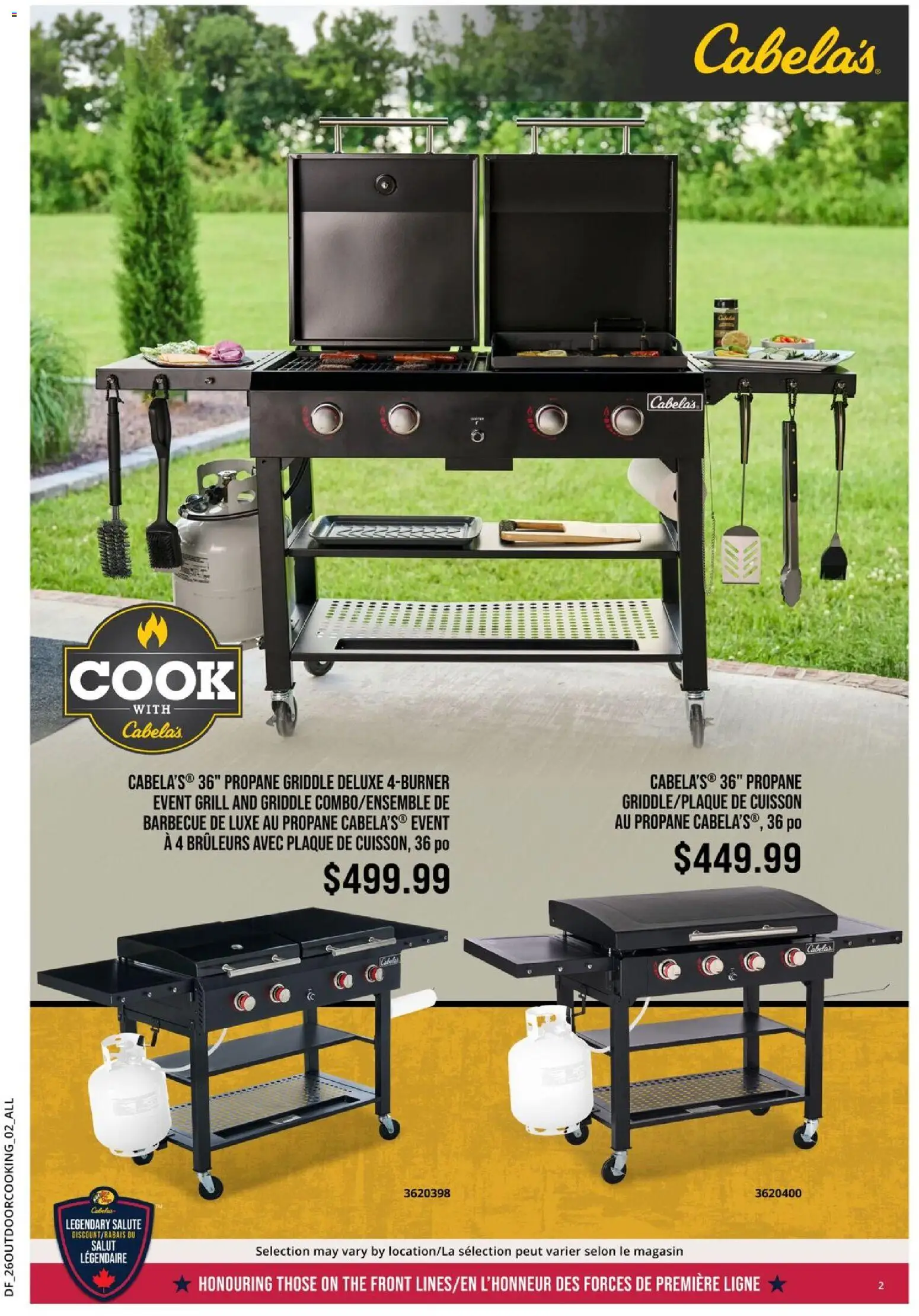 Cabelas flyer valid from 23.03.2026 | Page: 2 | Products: Grill