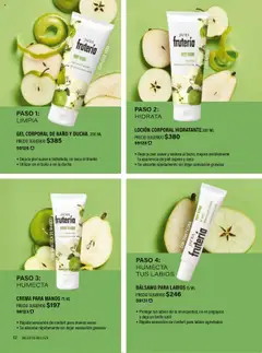 Nuevas ofertas de JAFRA válidas en toda la República Mexicana desde el 01.05.2025. ¡Encuentra las mejores ofertas en CREMA PARA MANOS CON NIACINAMIDA Y VITAMINA E *AMPLIO ESPECTRO *FPS 15 75 ML, Crema para manos con niacinamida y vitamina E. Brinda una mejora a la resequedad. Protege la piel de futuros signos de envejecimiento.! | Página: 62