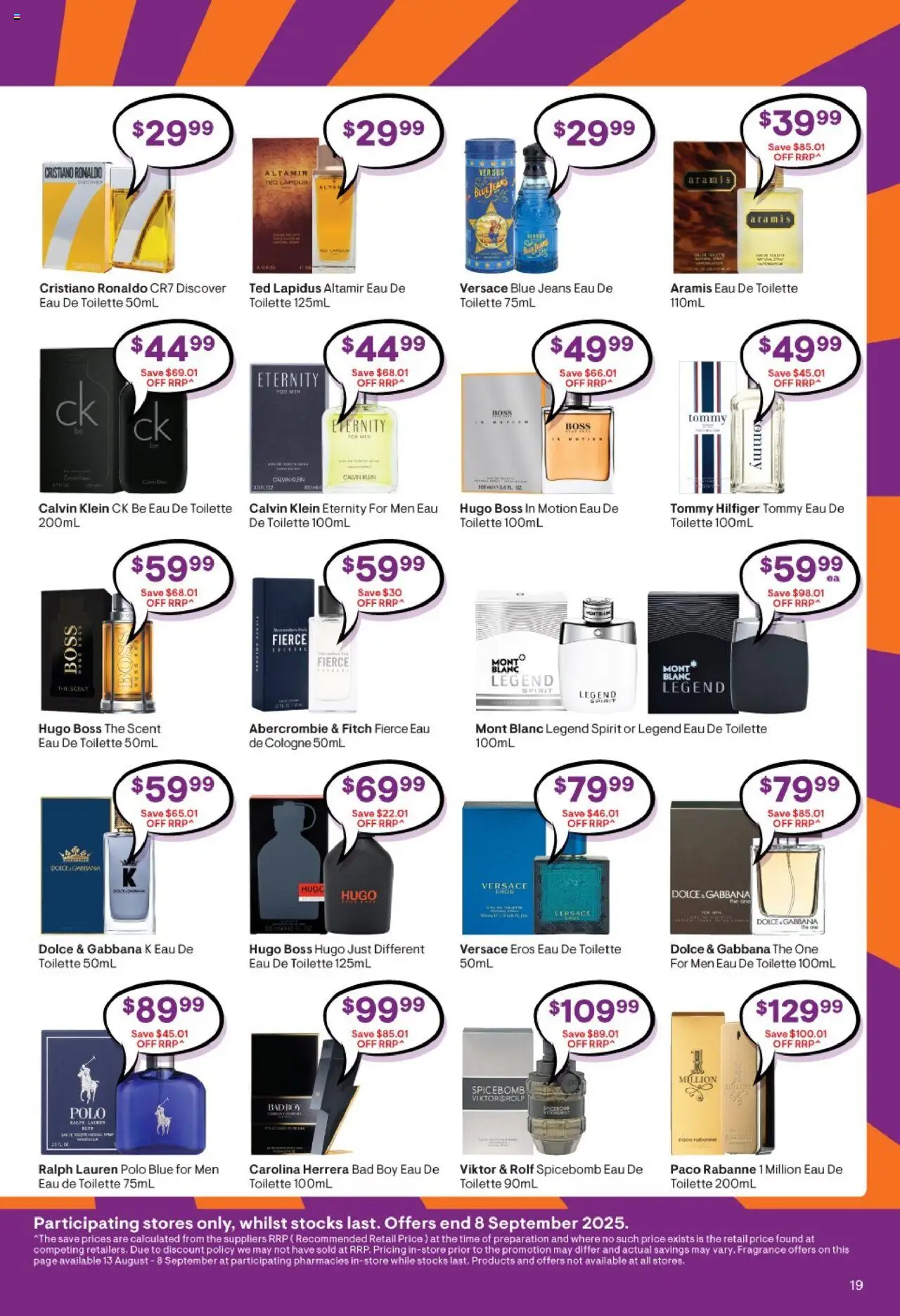 Discount Drug Stores catalogue - valid from 13.08.2025 | Page: 19 | Products: Fragrance, Eau de toilette, Cologne, Jeans