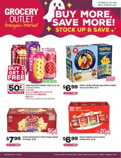 Preview of Grocery Outlet weekly ads valid from 22.10.2025