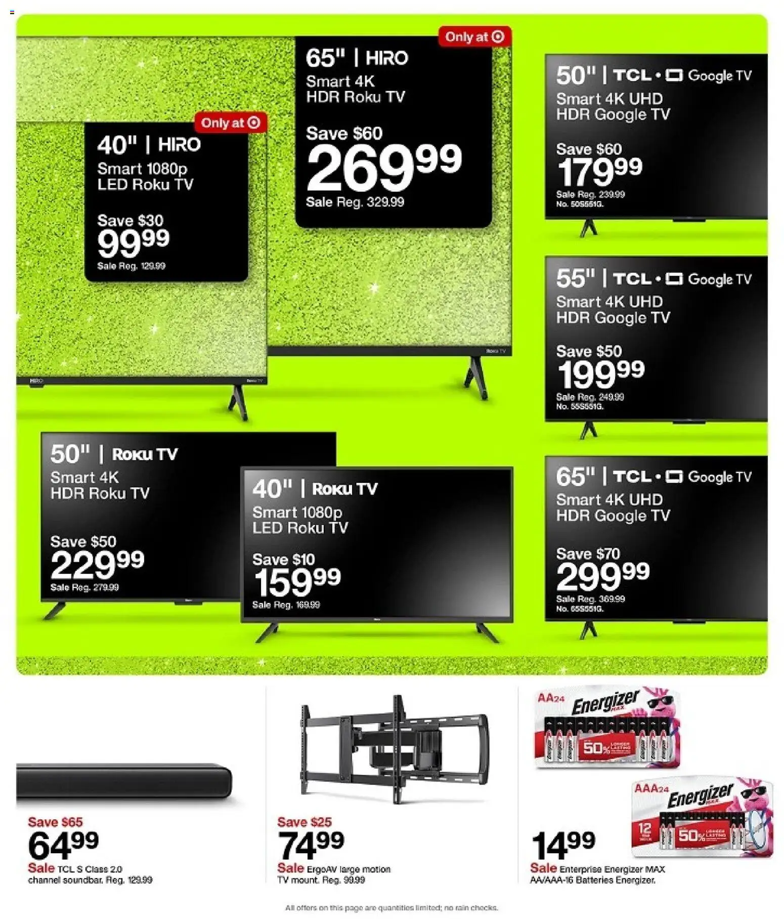 Target Weekly Ad - valid from 23.11.2025 | Page: 9 | Products: Tv
