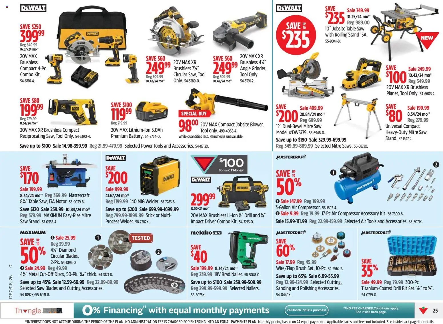 Canadian Tire flyer valid from 16.04.2026 | Page: 25 | Products: Brush, Table