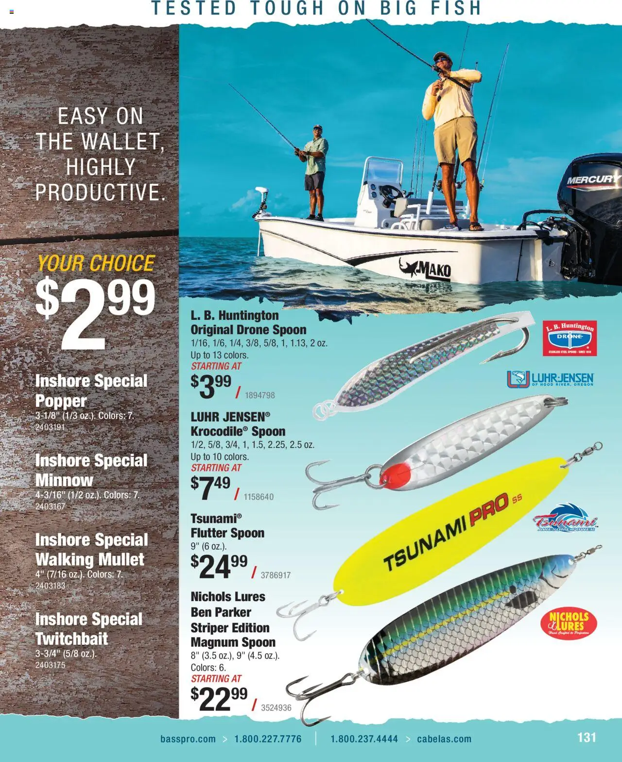 Cabela's Saltwater Specialist 25 - valid from 01.01.2025 | Page: 131 | Products: Fish