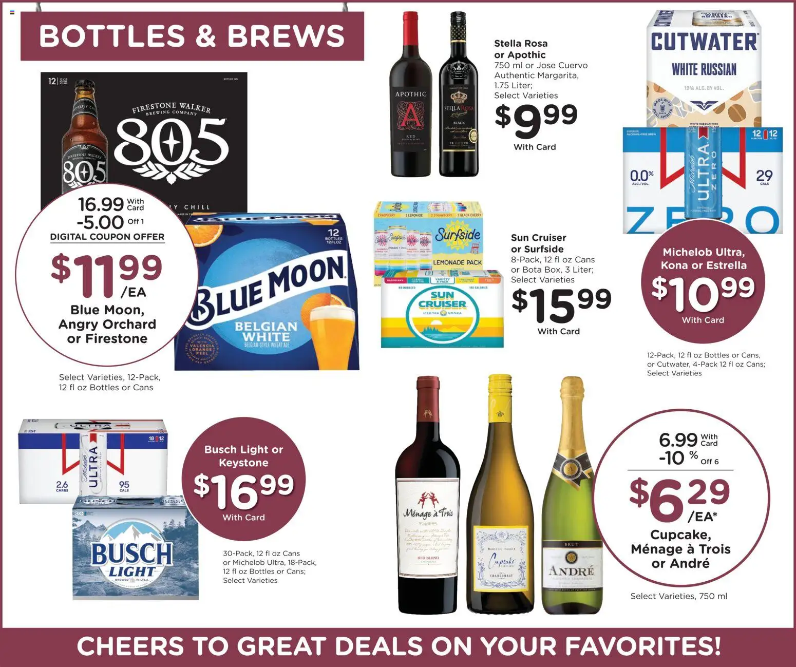 Fry's Food Weekly Ad - valid from 29.10.2025 | Page: 14 | Products: Vodka, Cupcake