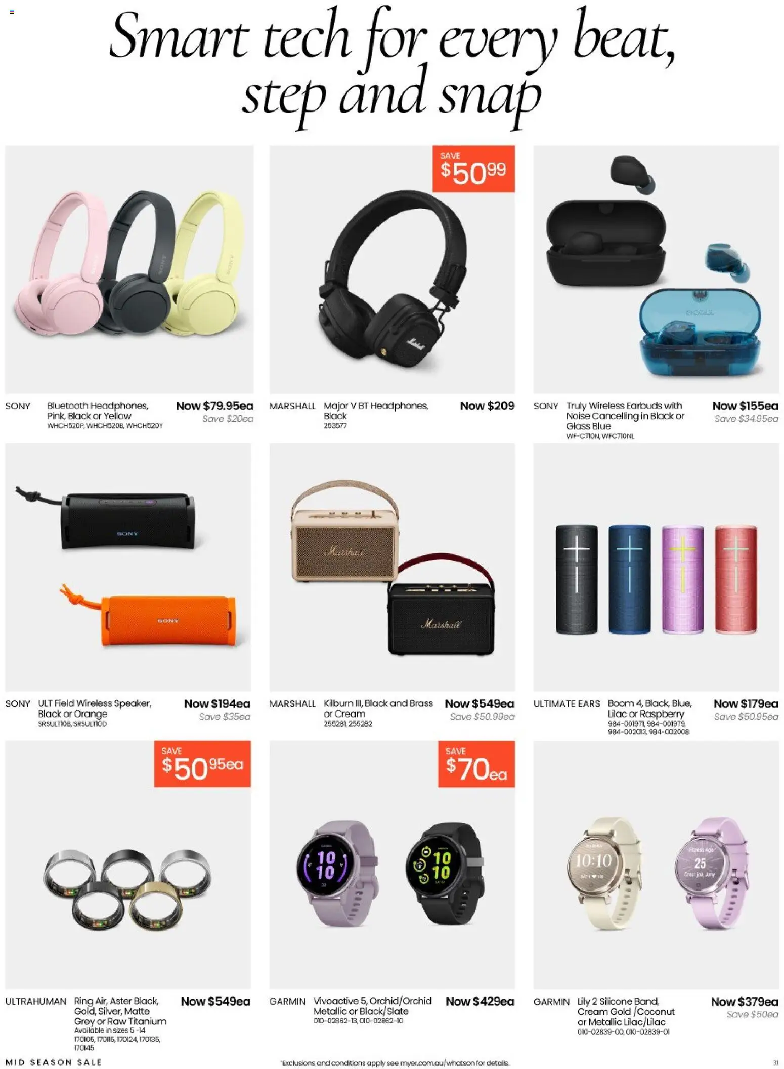 Myer catalogue - valid from 04.03.2026 | Page: 31 | Products: Cream, Raspberry