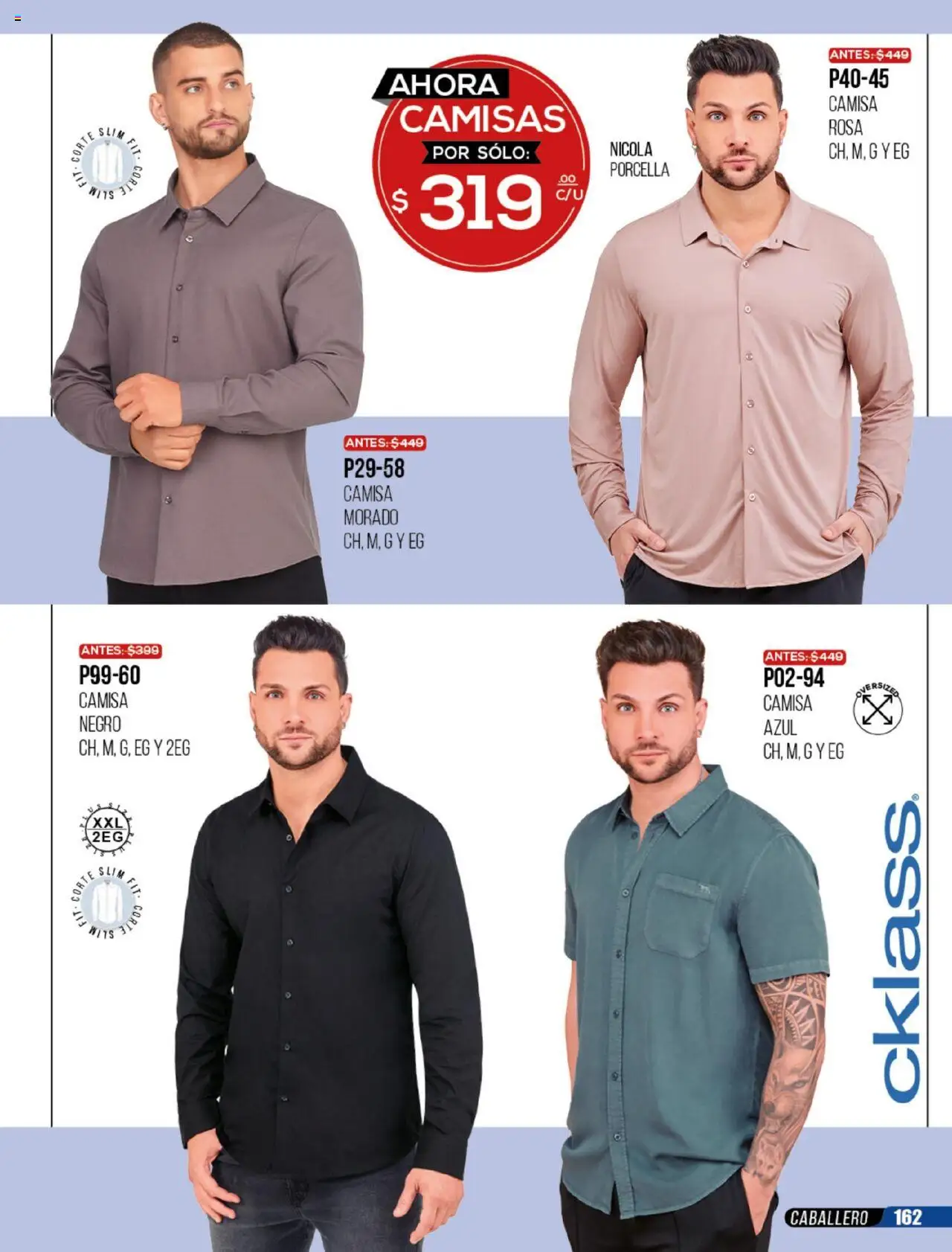 Nuevas ofertas de Cklass válidas en toda la República Mexicana desde el 30.05.2025. ¡Encuentra las mejores ofertas en Cklass catálogo Rebajas Ropa! | Página: 163 | Productos: Camisa