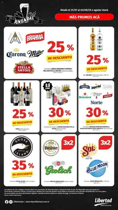 Vista previa Hipermercado Libertad - Juntadas válido desde el 31.07.2025