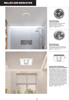 Mitre 10 catalogue - valid from 27.06.2025 | Page: 20 | Products: Heater, Lamp, Fan, Bathroom