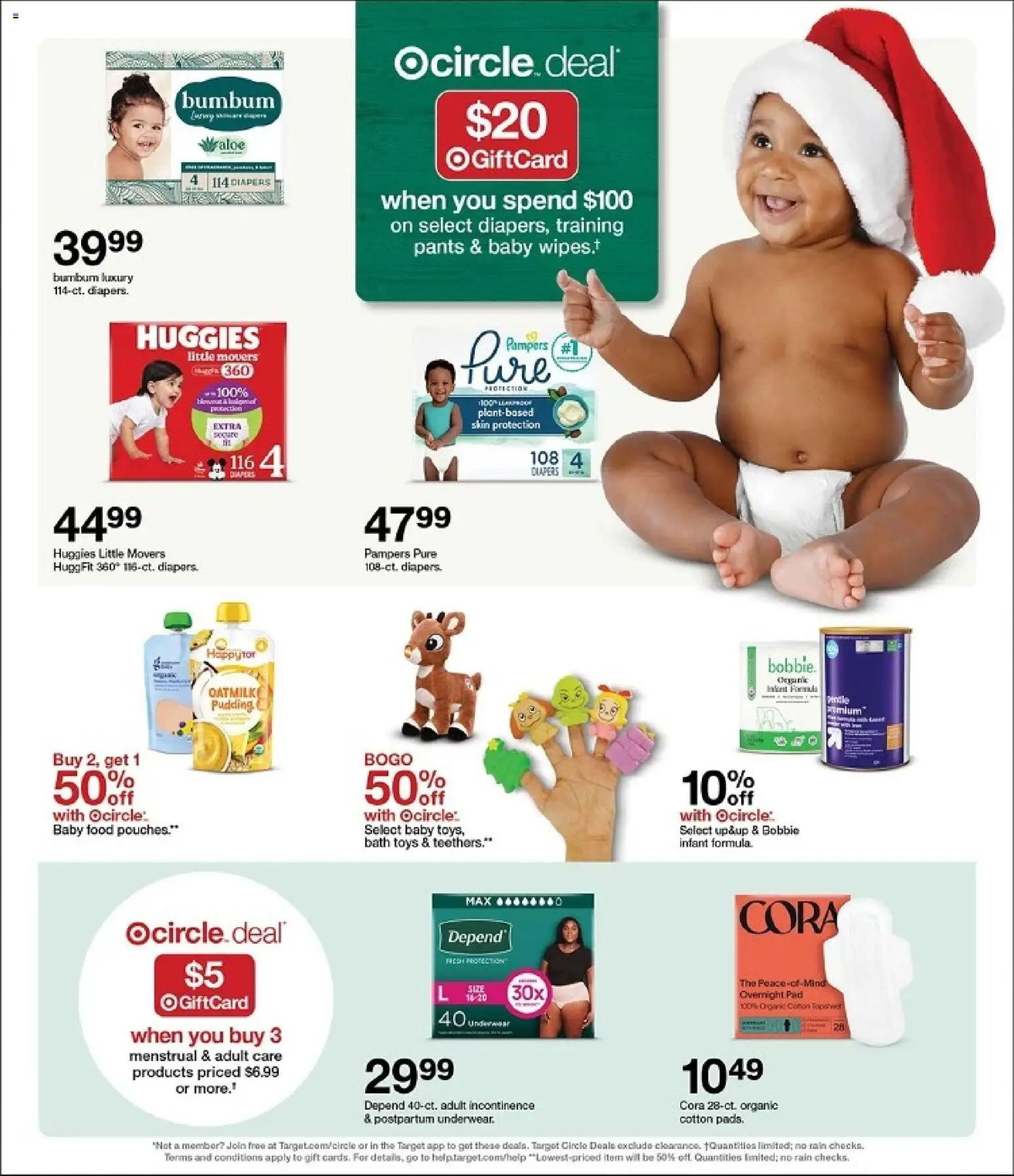 Target Weekly Ad - valid from 30.11.2025 | Page: 38 | Products: Bath, Pants, Baby food