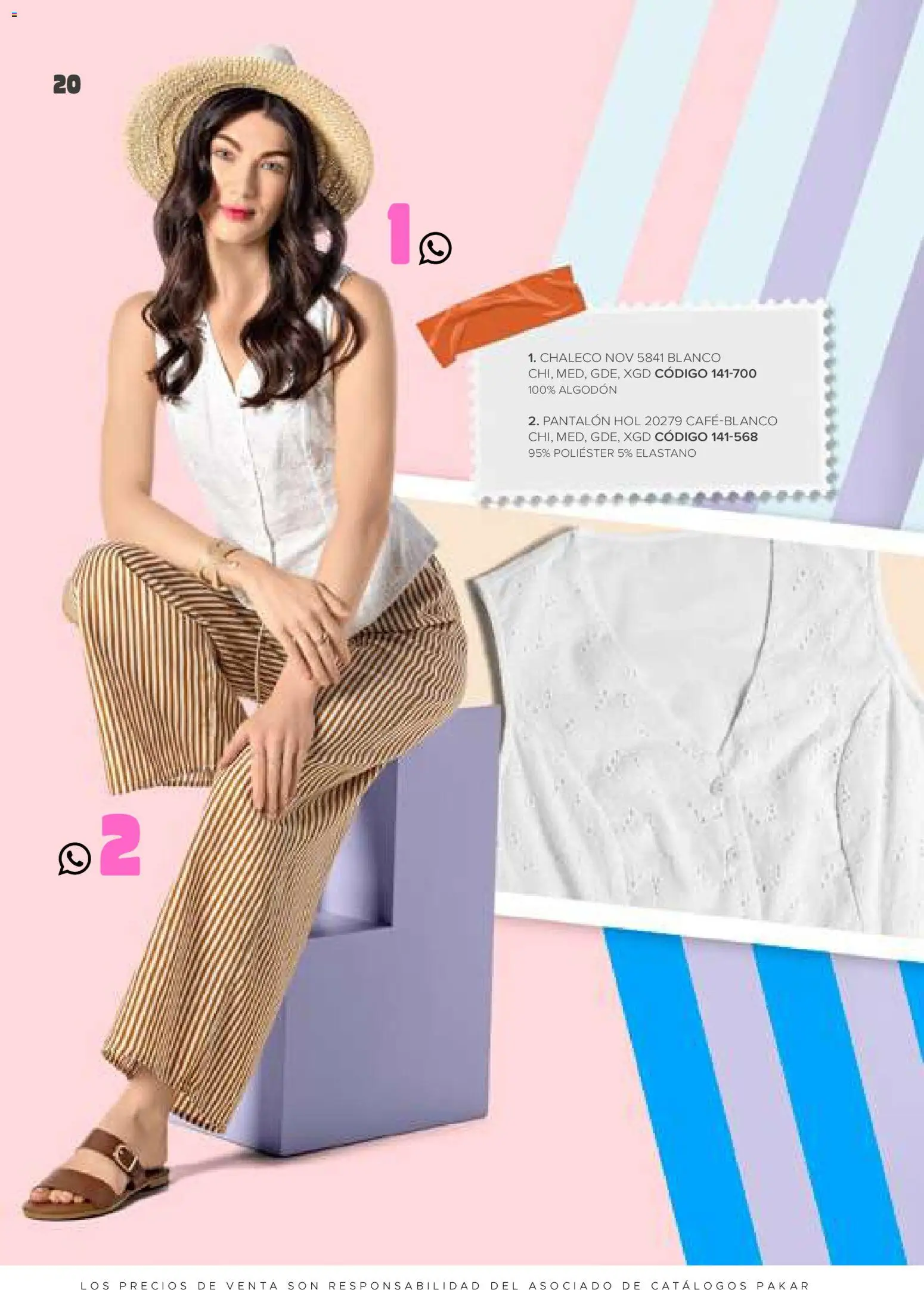 Nuevas ofertas de SC Pakar válidas en toda la República Mexicana desde el 30.01.2026. ¡Encuentra las mejores ofertas en SC Pakar catálogo Ropa! | Página: 20 | Productos: Chaleco, Algodón