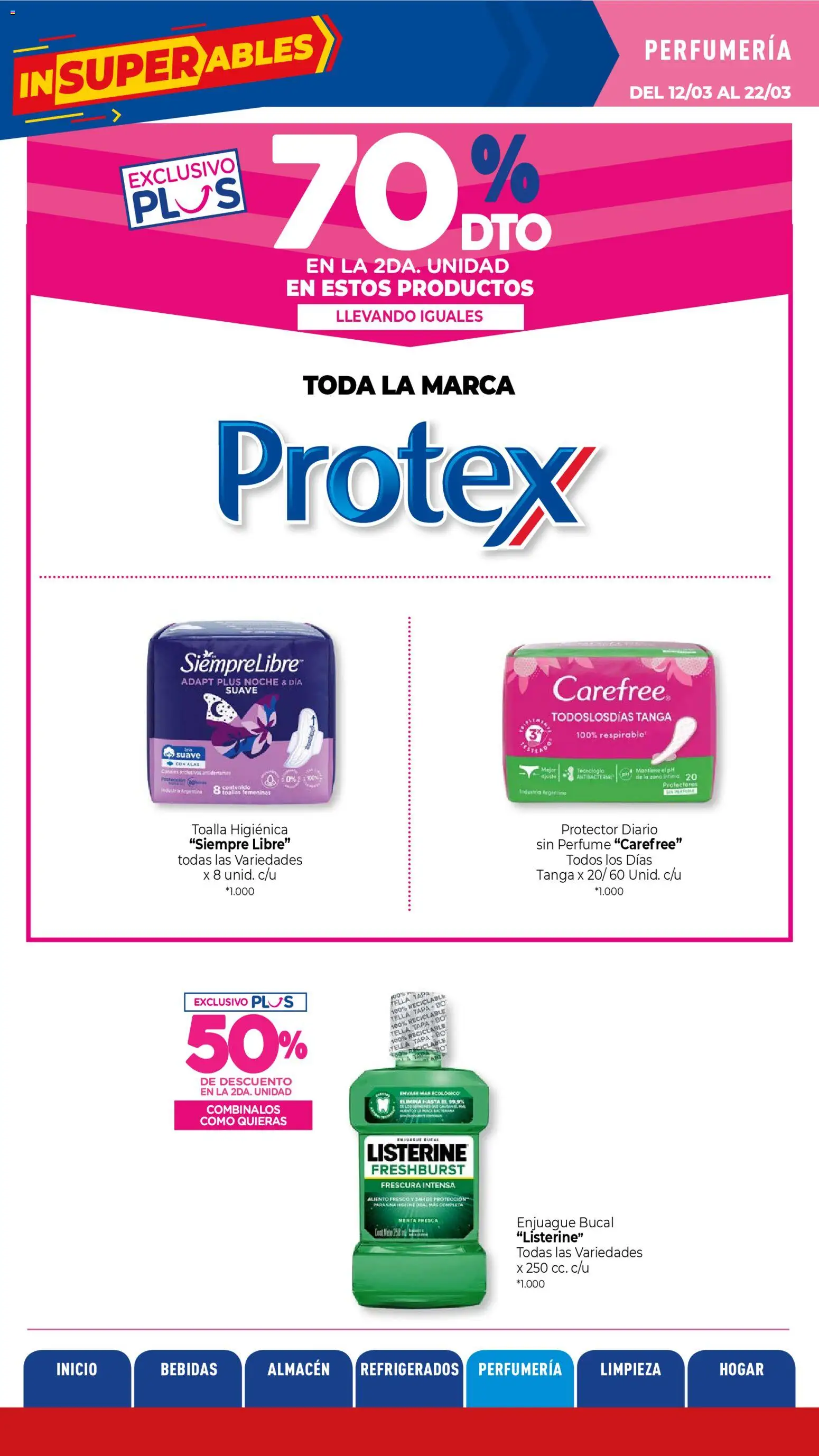 La Anonima catálogo │ válido desde el 13.03.2026 | Página: 24 | Productos: Toalla, Toallas, Perfume, Enjuague bucal