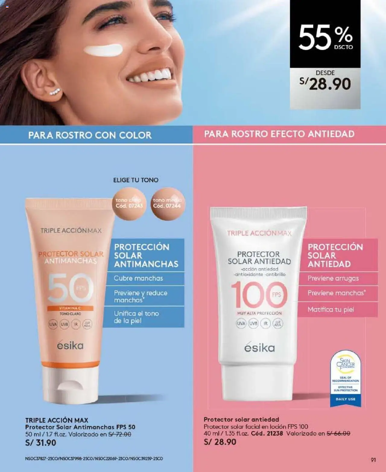 Catálogo Ésika válido desde 24.10.2025 | Página: 95 | Productos: Protector solar