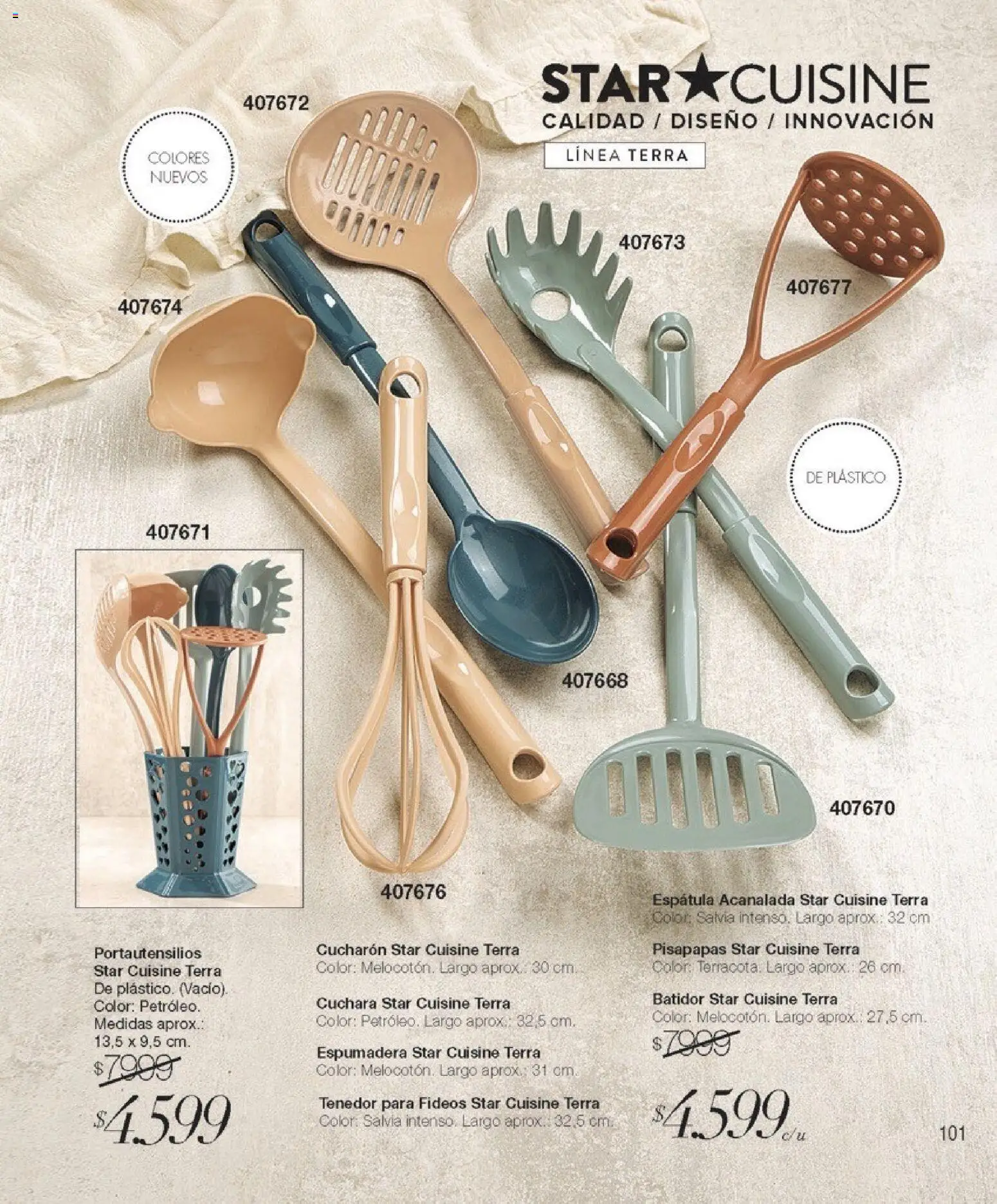 Violetta catálogo │ válido desde el 01.01.2026 | Página: 101 | Productos: Tenedor, Espatula, Cucharon, Batidor
