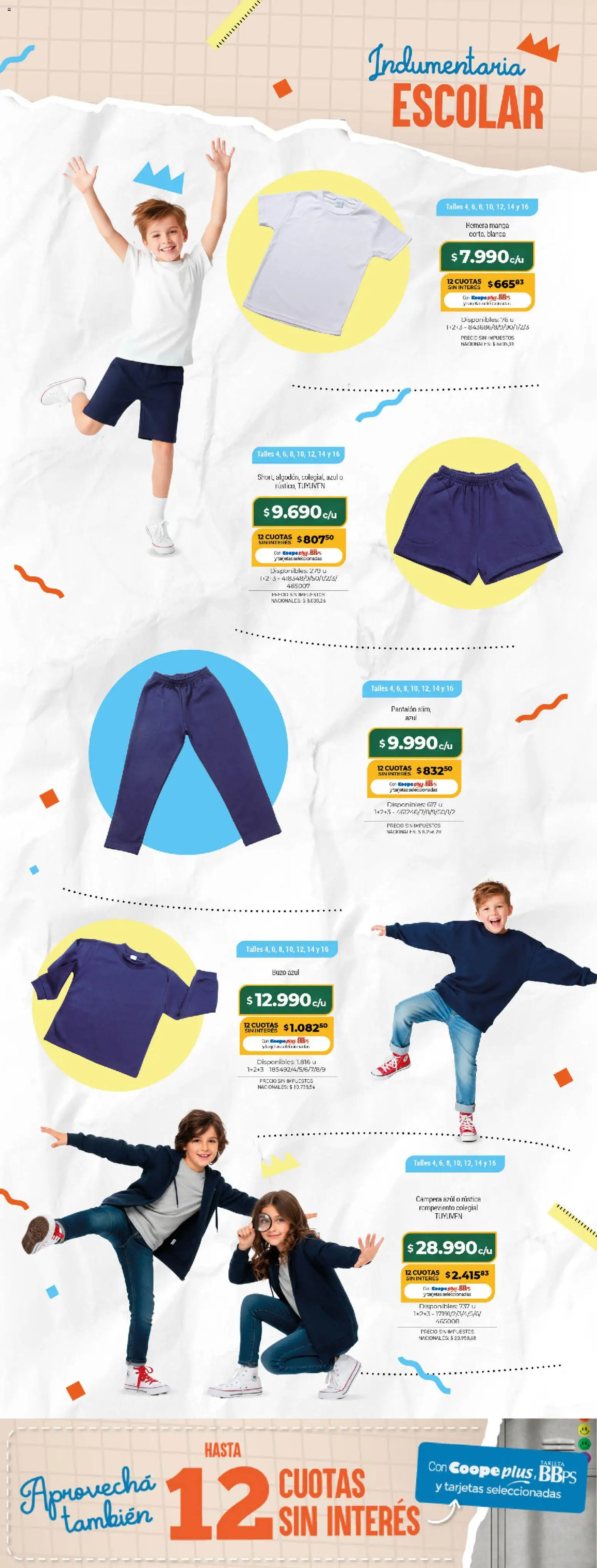 Cooperativa Obrera - La Canasta de La Coope │ válido desde el 09.02.2026 | Página: 9 | Productos: Manga, Buzo, Campera