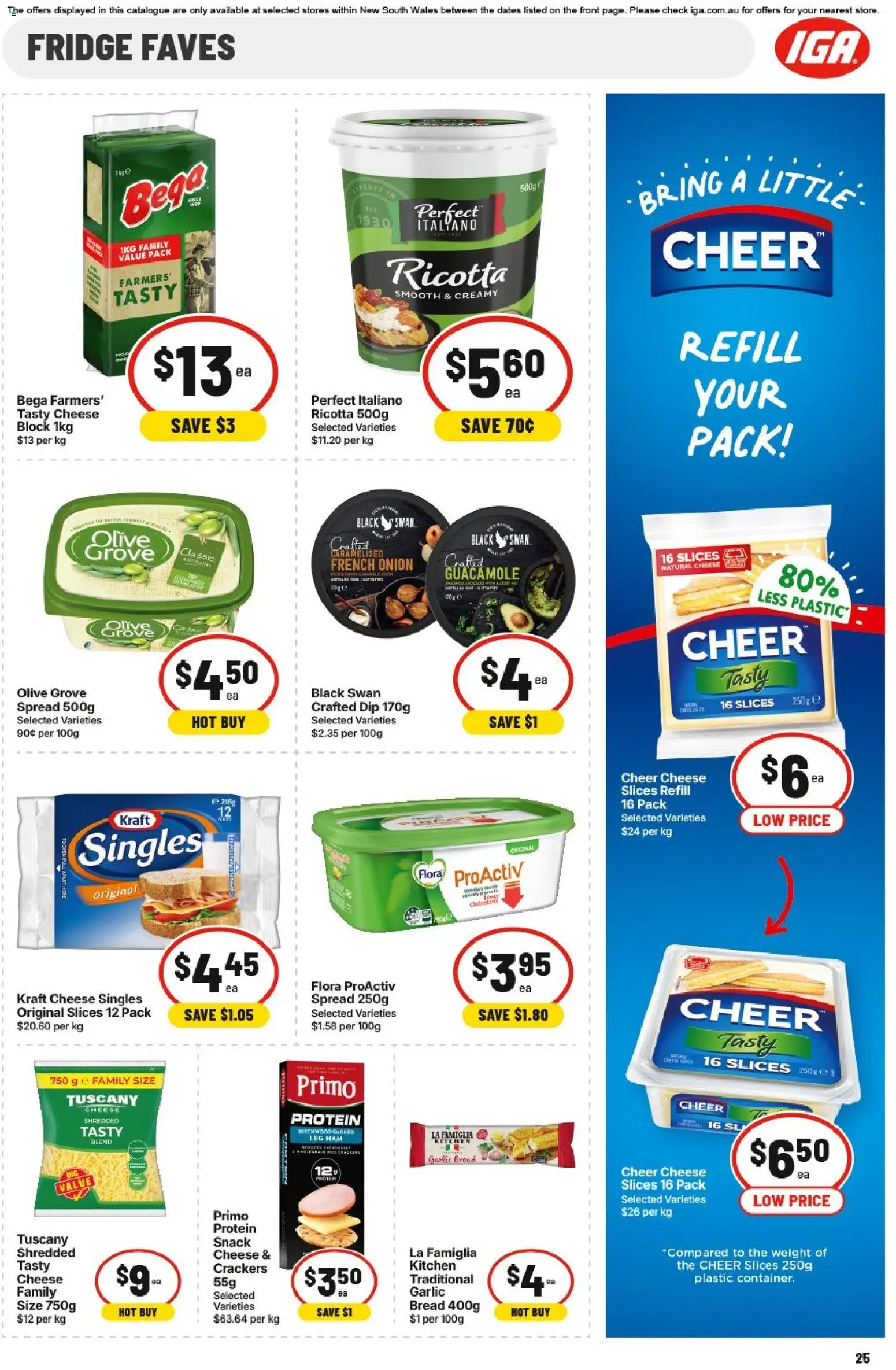IGA catalogue - valid from 22.04.2026 | Page: 24 | Products: Cheese, Chicken, Beef, Pastry