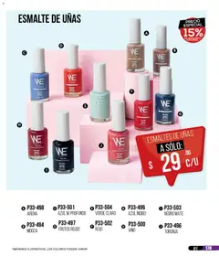 Vista previa de Cklass catálogo Rebajas fin de año calzado, nuevo folleto de la tienda, válido en México a partir del 15.12.2025 | Página: 480 | Productos: Toronja, Mate, Vino, Esmalte de uñas