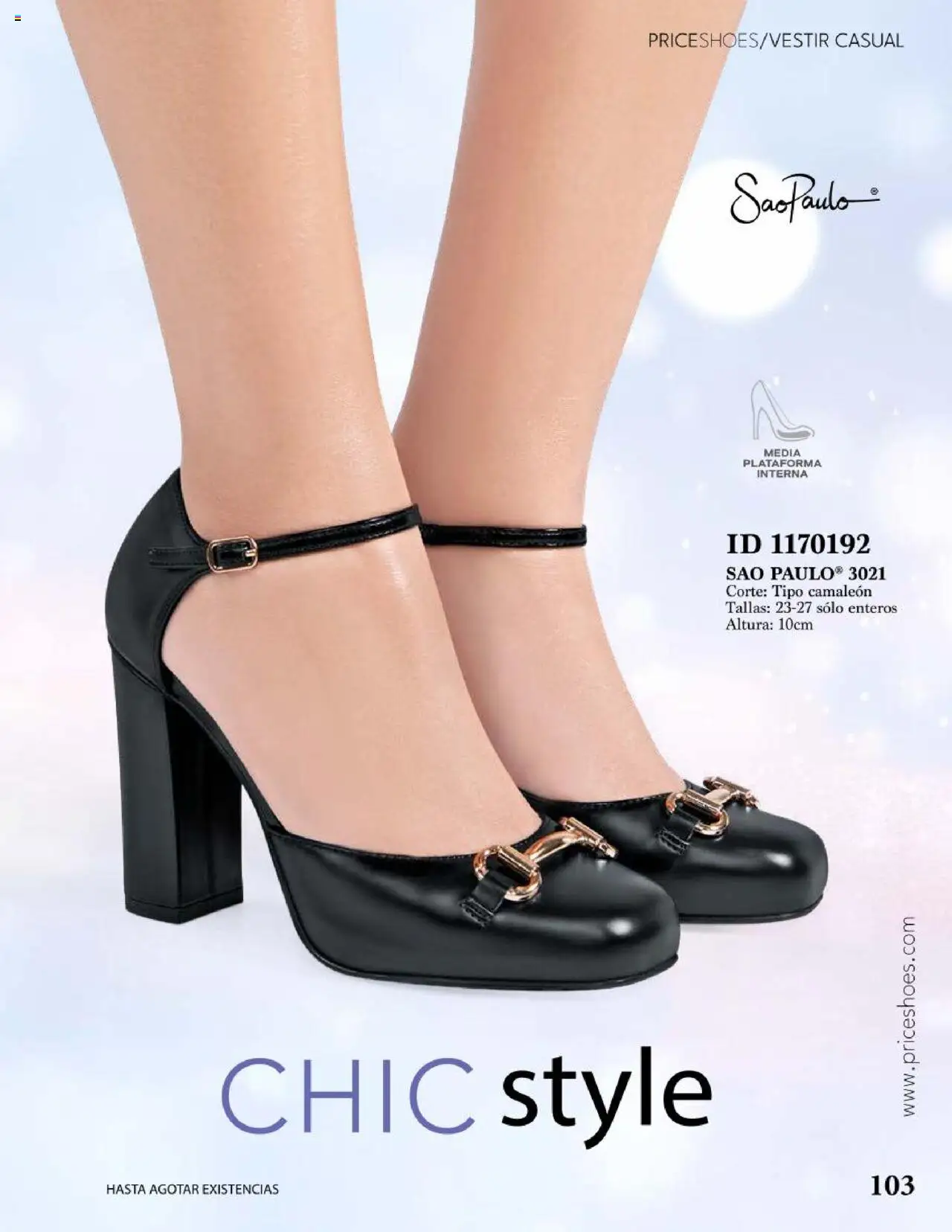 Nuevas ofertas de Price Shoes válidas en toda la República Mexicana desde el 05.08.2024. ¡Encuentra las mejores ofertas en Price Shoes catálogo Vestir Casual ! | Página: 103