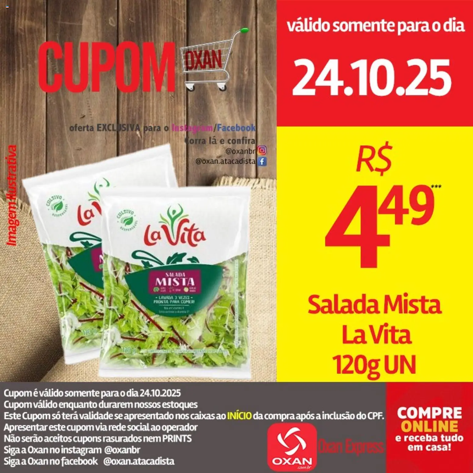 Oxan Atacadista Folheto - válido de 24.10.2025 | Página: 15 | Produtos: Salada