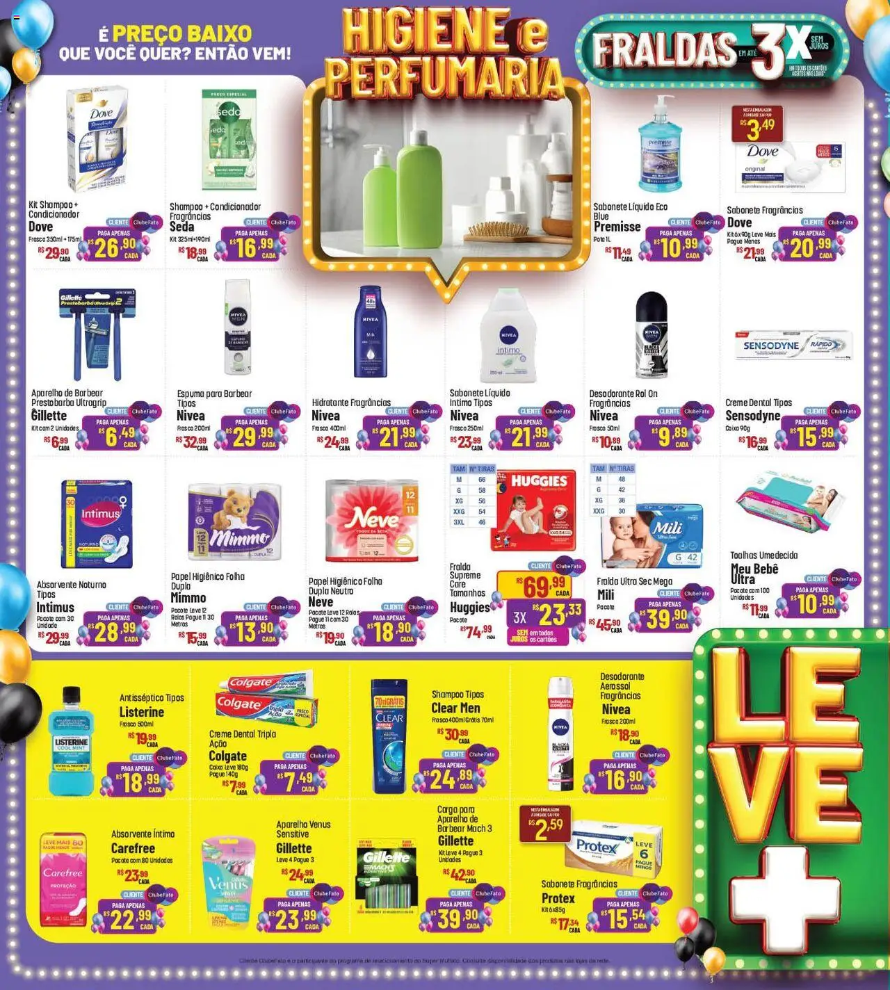 Super Muffato Folheto - válido de 12.08.2025 | Página: 18 | Produtos: Shampoo, Caixa, Sabonete, Papel higiênico