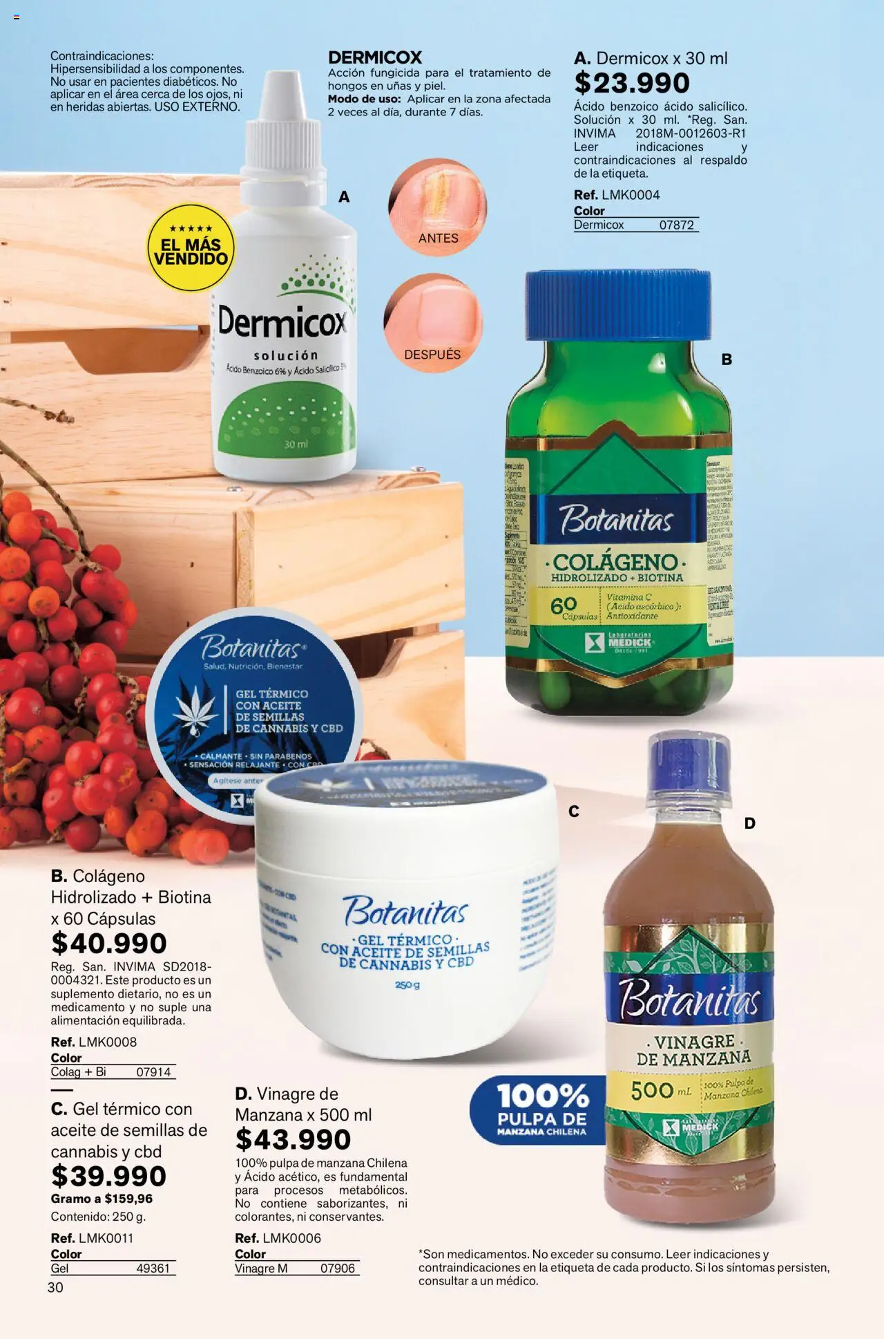 Leonisa revista - valida desde el 24.06.2025 | Página: 30 | Productos: Semillas, Manzana, Vinagre, Aceite