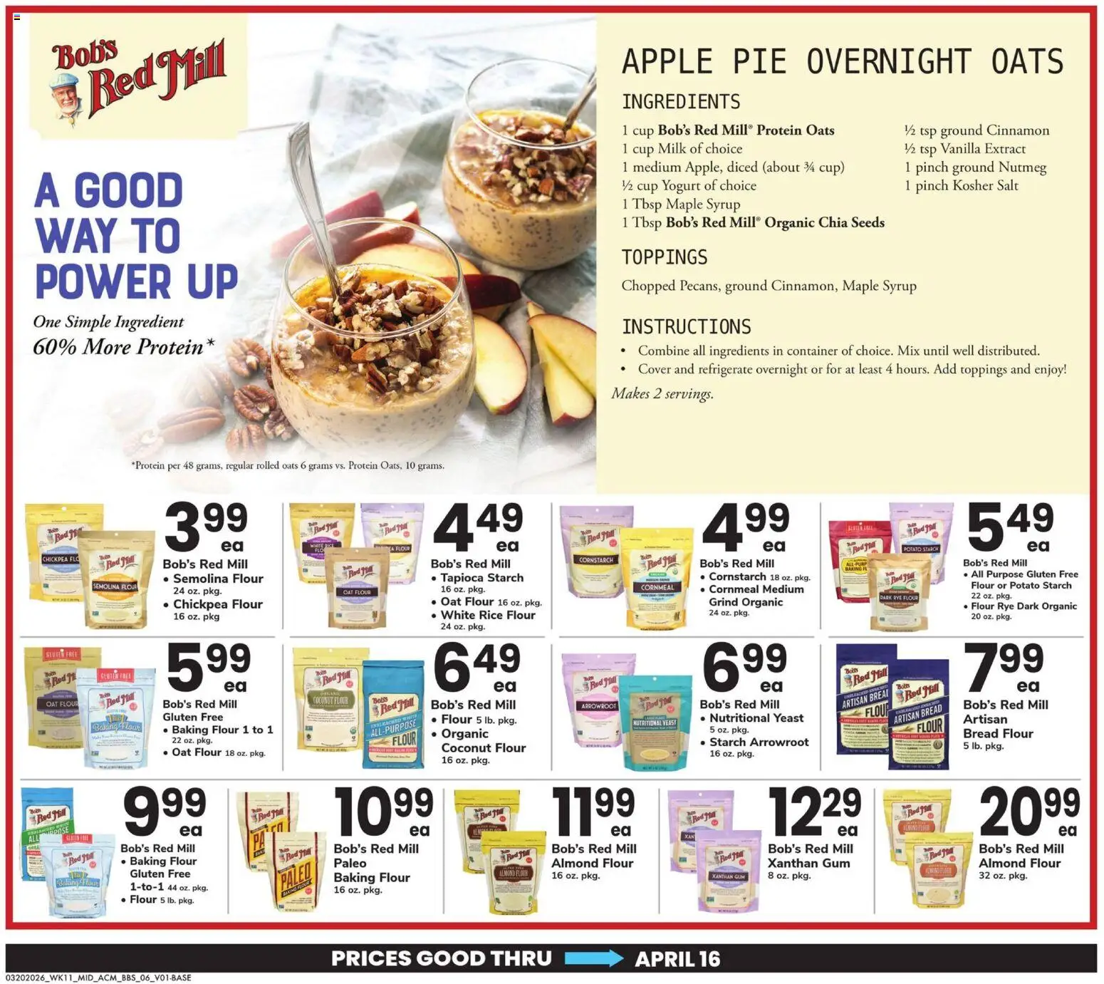 Acme Big Book of Savings - valid from 20.03.2026 | Page: 6 | Products: Bread, Rice, Salt, Apple Pie