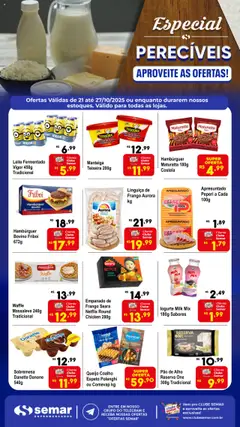 Semar Supermercado - Ofertas Especial Perecíveis - Pré-Visualização do folheto da loja Semar Supermercado, válido de 21.10.2025