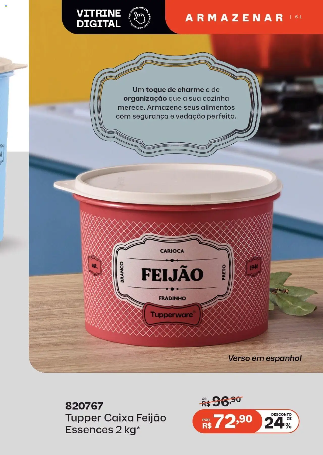 Tupperware Folheto - válido de 01.09.2025 | Página: 61 | Produtos: Feijão, Caixa
