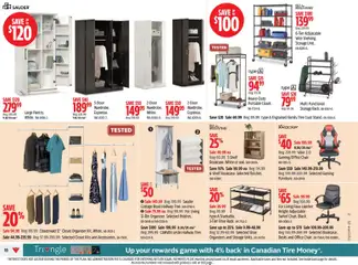 Preview of Canadian Tire weekly flyer from shop Canadian Tire valid from 23.10.2025 | Page: 18 | Products: Tea, Game, Coat