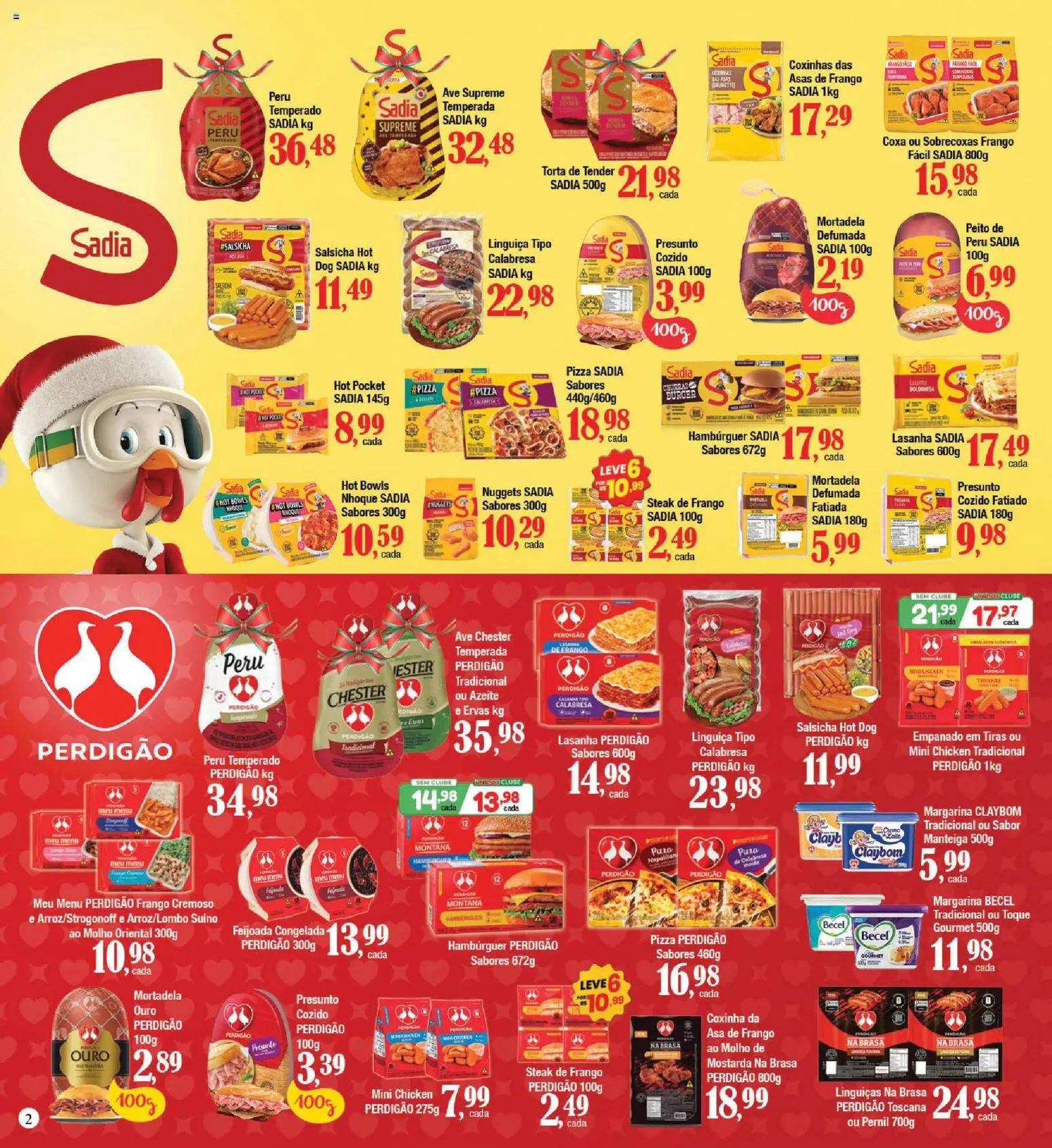 Supermercados Unidos Folheto - válido de 17.11.2025 | Página: 2 | Produtos: Tender, Asa de frango, Faca, Pizza