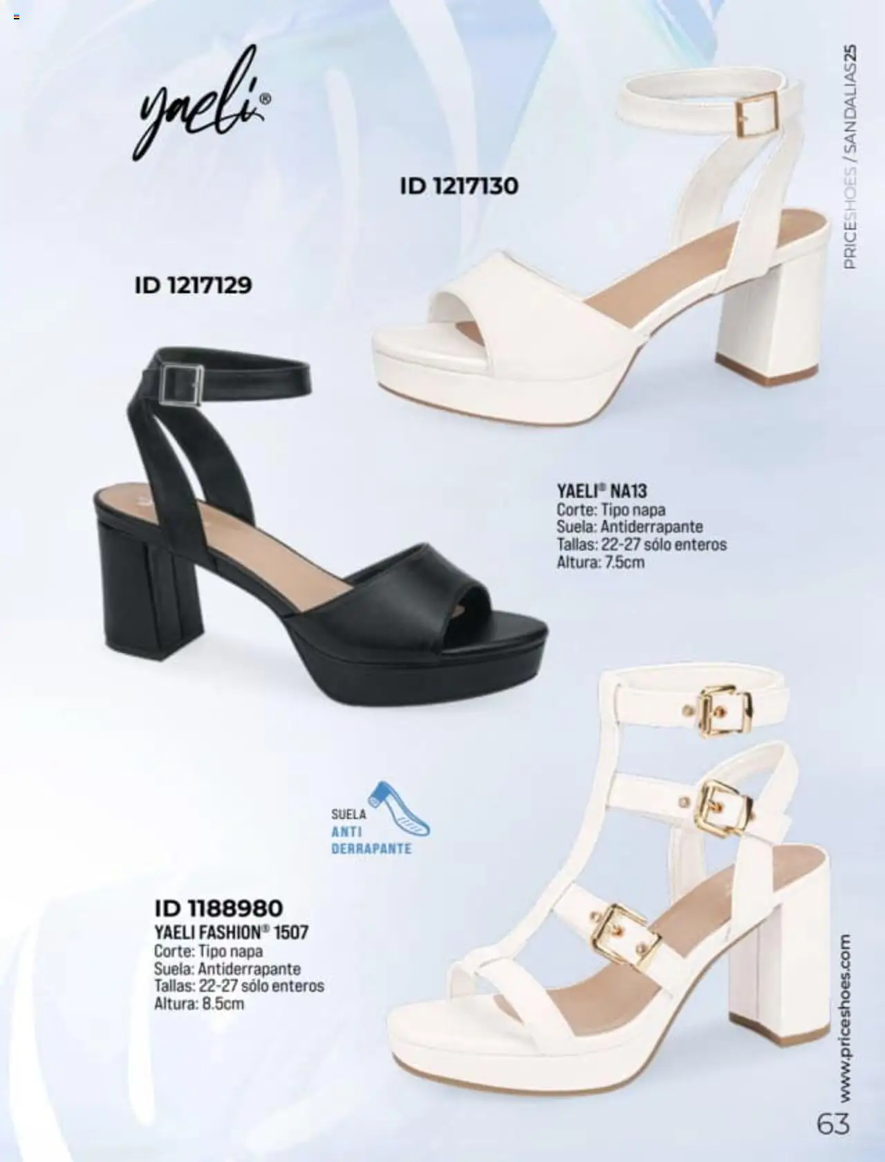 Nuevas ofertas de Price Shoes válidas en toda la República Mexicana desde el 27.01.2025. ¡Encuentra las mejores ofertas en Price Shoes catálogo Sandalias! | Página: 63