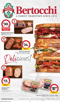 Preview of Coles catalogue  - valid from 08.04.2026 | Page: 15 | Products: Bacon, Ham