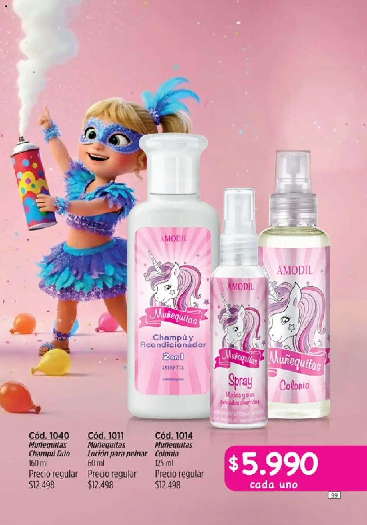 Catálogo Amodil Campaña 3 │ válido desde el 01.03.2026 | Página: 99 | Productos: Champú, Acondicionador, Loción