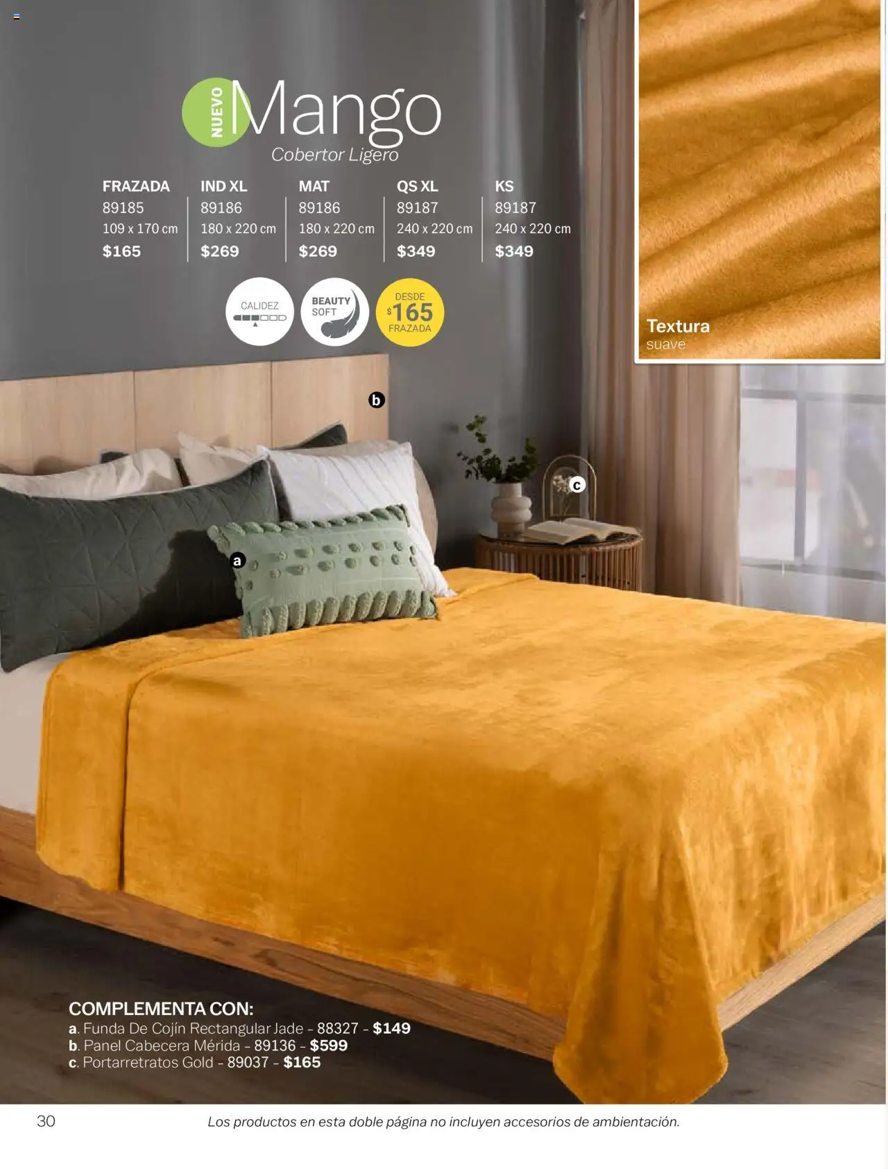 Nuevas ofertas de Vianney válidas en toda la República Mexicana desde el 09.09.2024. ¡Encuentra las mejores ofertas en Vianney catálogo - Biasi! | Página: 32 | Productos: Cobertor, Mango, Cabecera, Funda