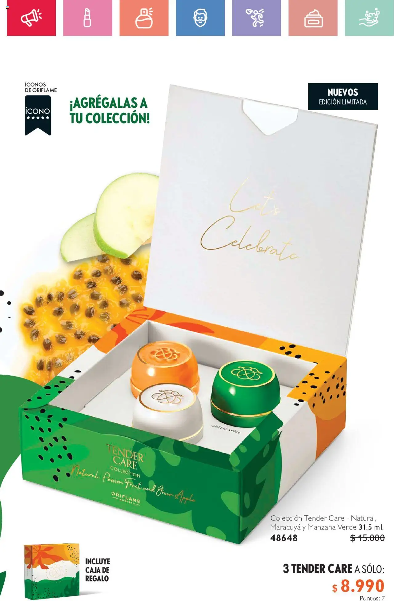 Oriflame catálogo │ válido desde el 02.08.2025 | Página: 127 | Productos: Manzana, Caja