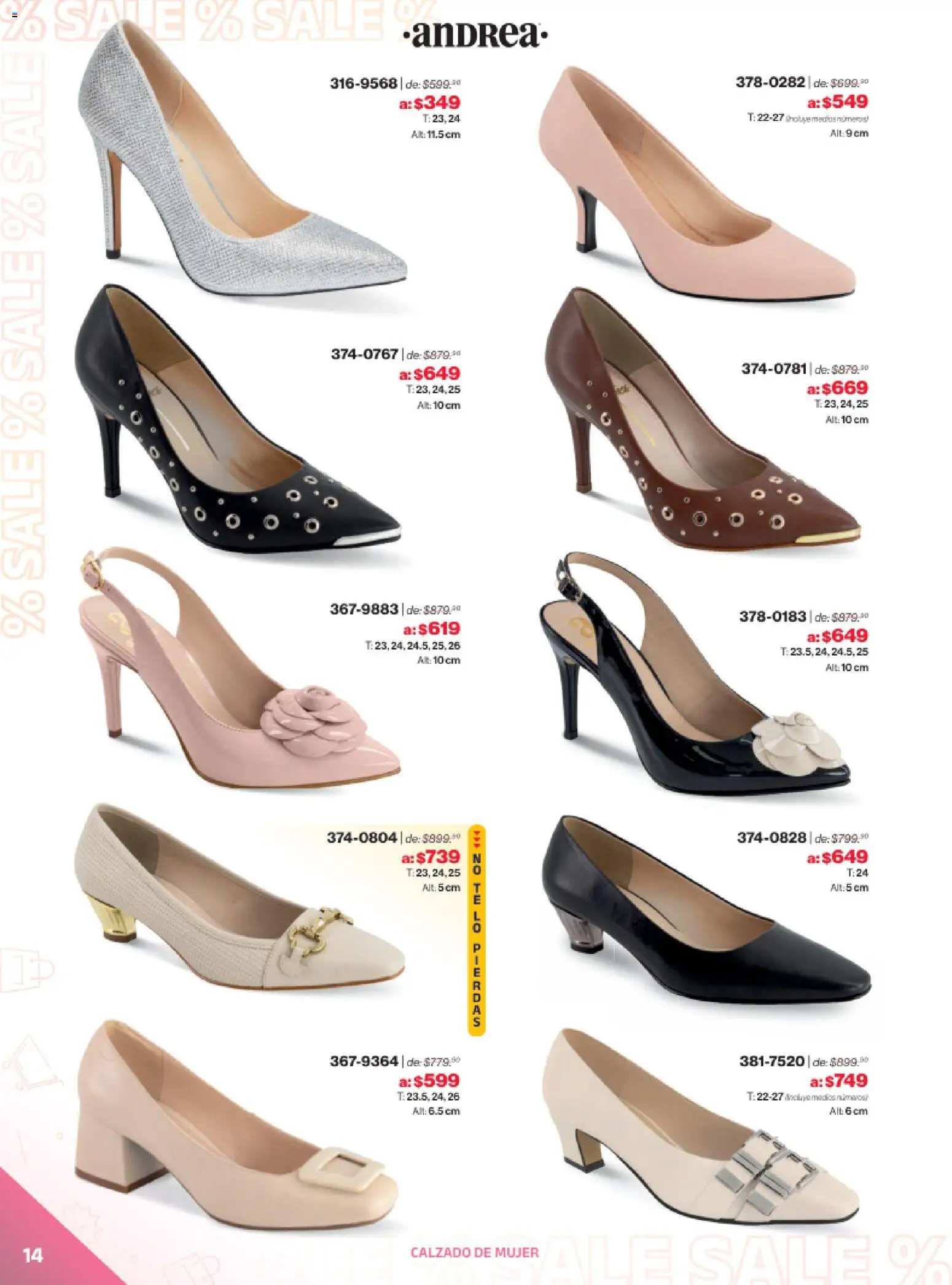 Nuevas ofertas de Andrea válidas en toda la República Mexicana desde el 21.12.2025. ¡Encuentra las mejores ofertas en Andrea catálogo Outlet! | Página: 14