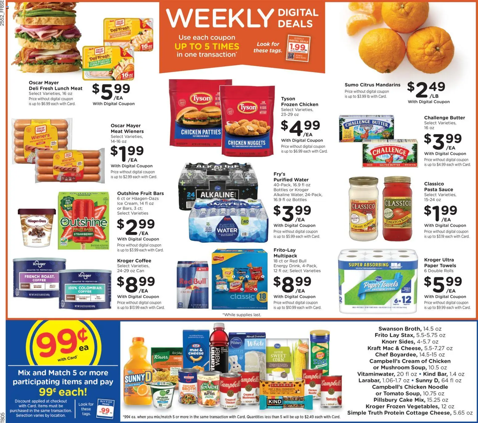 Fry's Food Weekly Ad - valid from 28.01.2026 | Page: 2 | Products: Corn, Mandarins, Coffee, Pasta