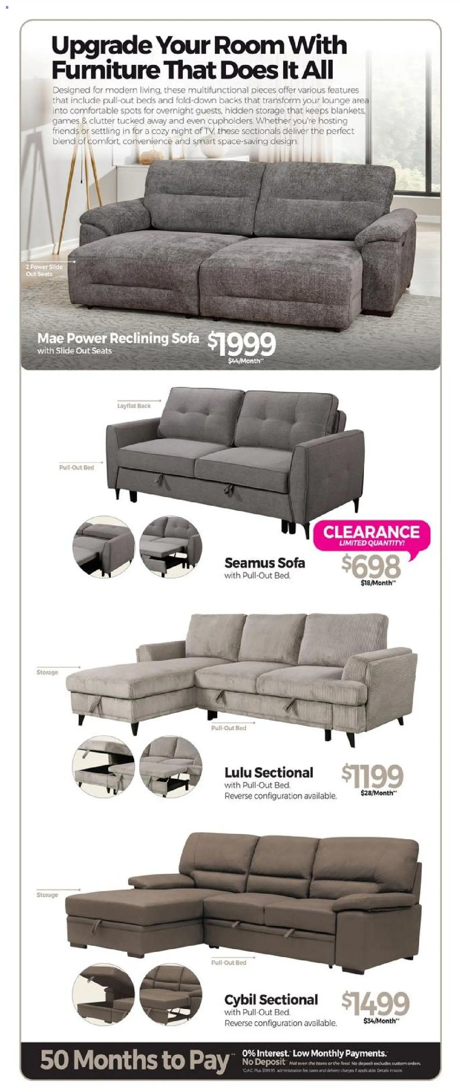 Tepperman's flyer valid from 10.04.2026 | Page: 5 | Products: Bed, Sofa