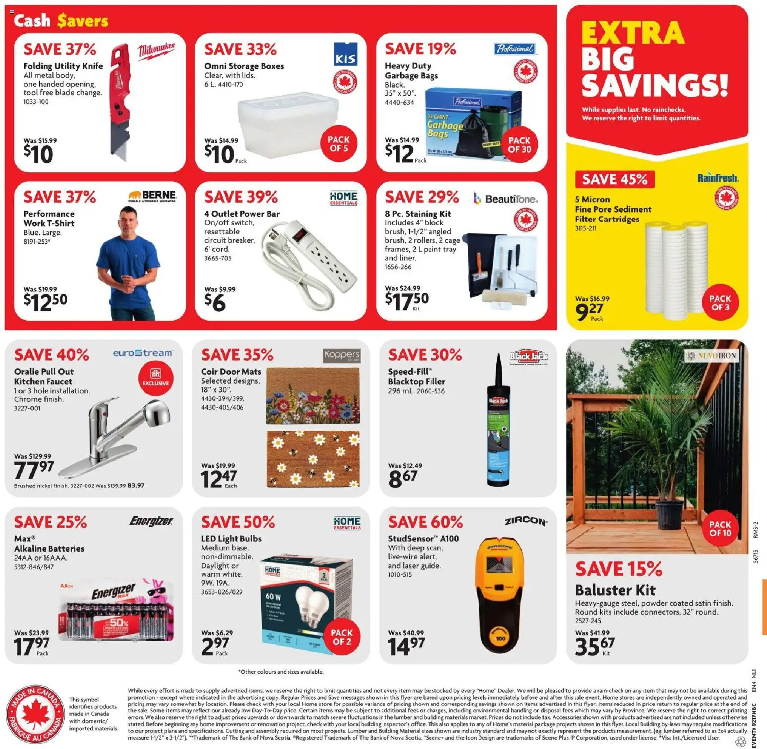 Home Hardware flyer valid from 23.04.2026 | Page: 2 | Products: Powder, Tshirt