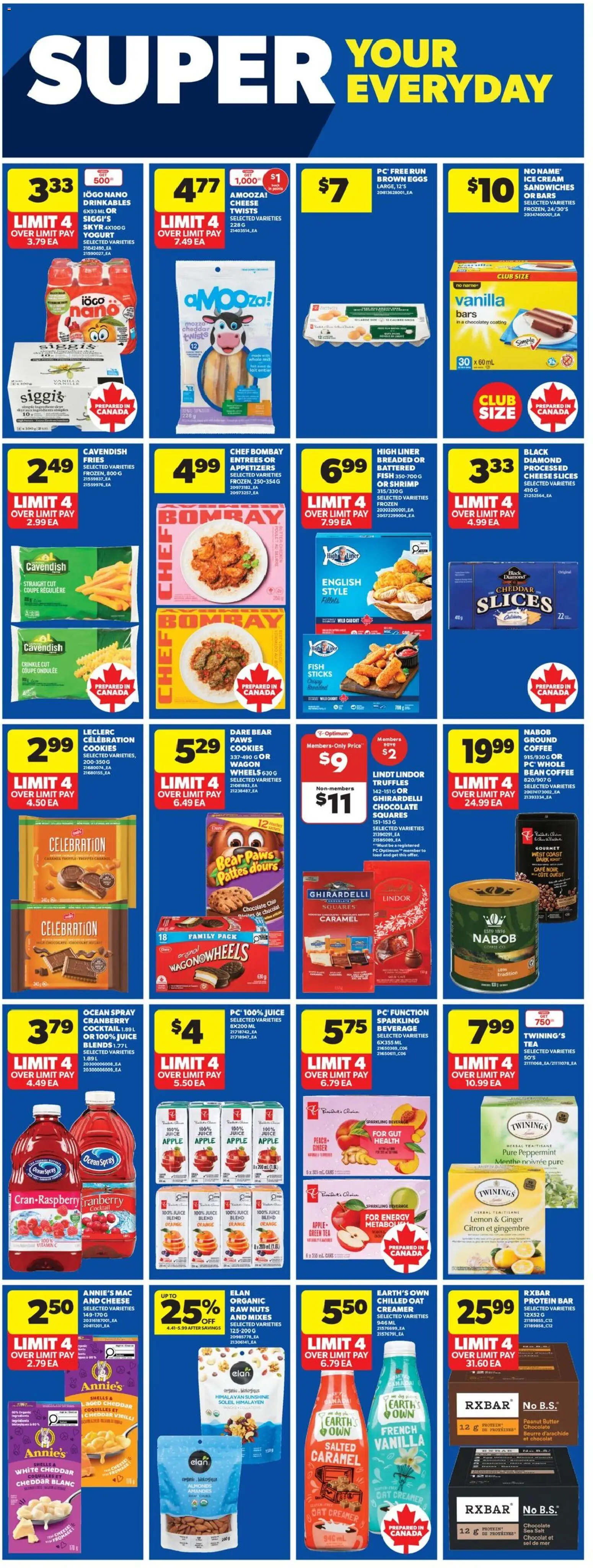 Real Canadian Superstore flyer valid from 16.04.2026 | Page: 20 | Products: Cream, Butter, Eggs, Coffee