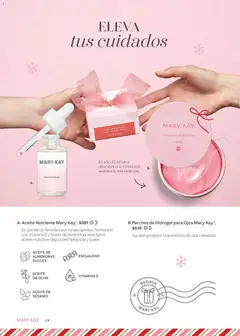Vista previa de Mary Kay catálogo, nuevo folleto de la tienda, válido en México a partir del 01.11.2025 | Página: 19 | Productos: Almendras, Aceite de oliva, Aceite, Dulces