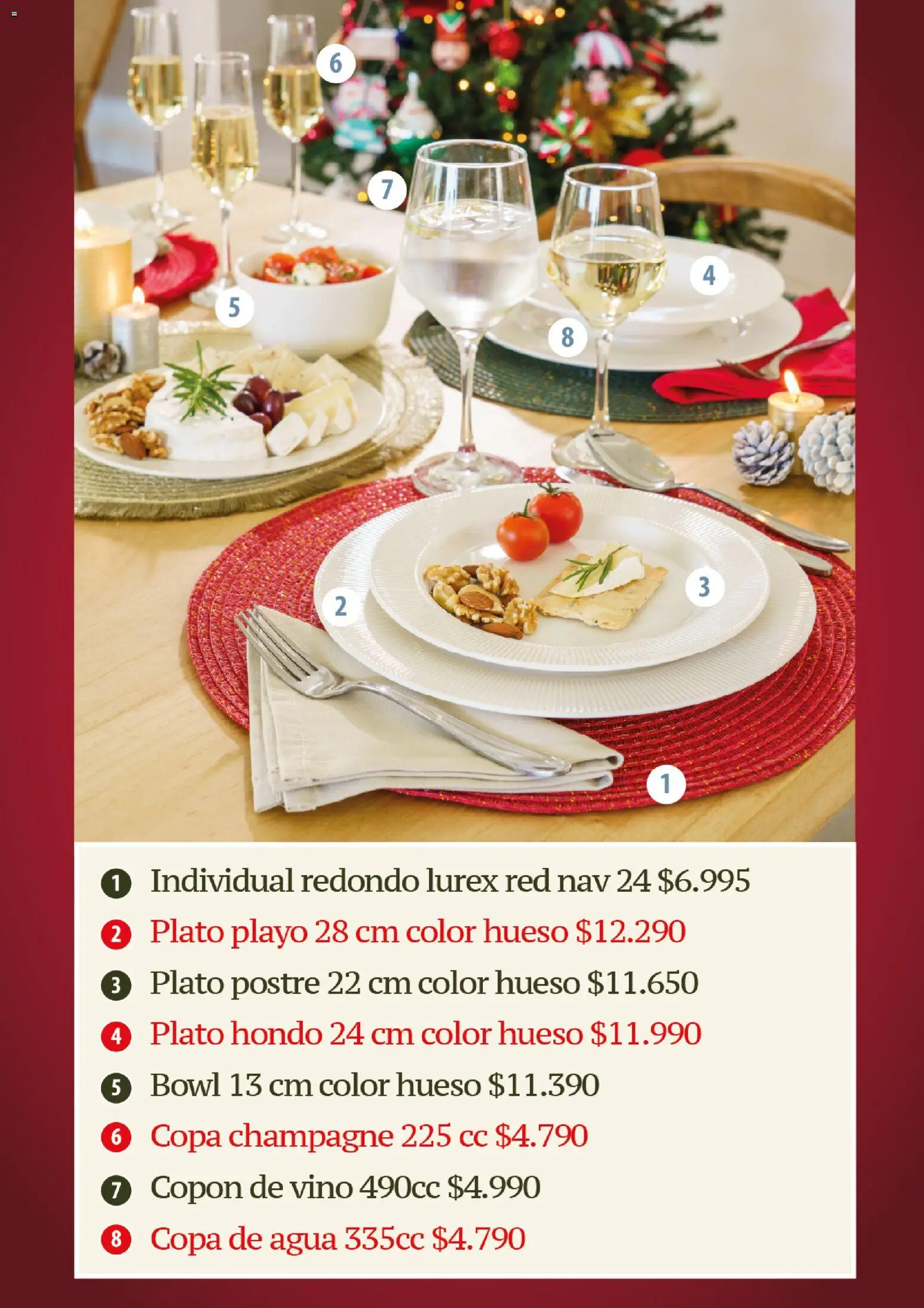 Jumbo - Deco Navidad │ válido desde el 05.11.2025 | Página: 22 | Productos: Bowl, Individual, Agua, Vino