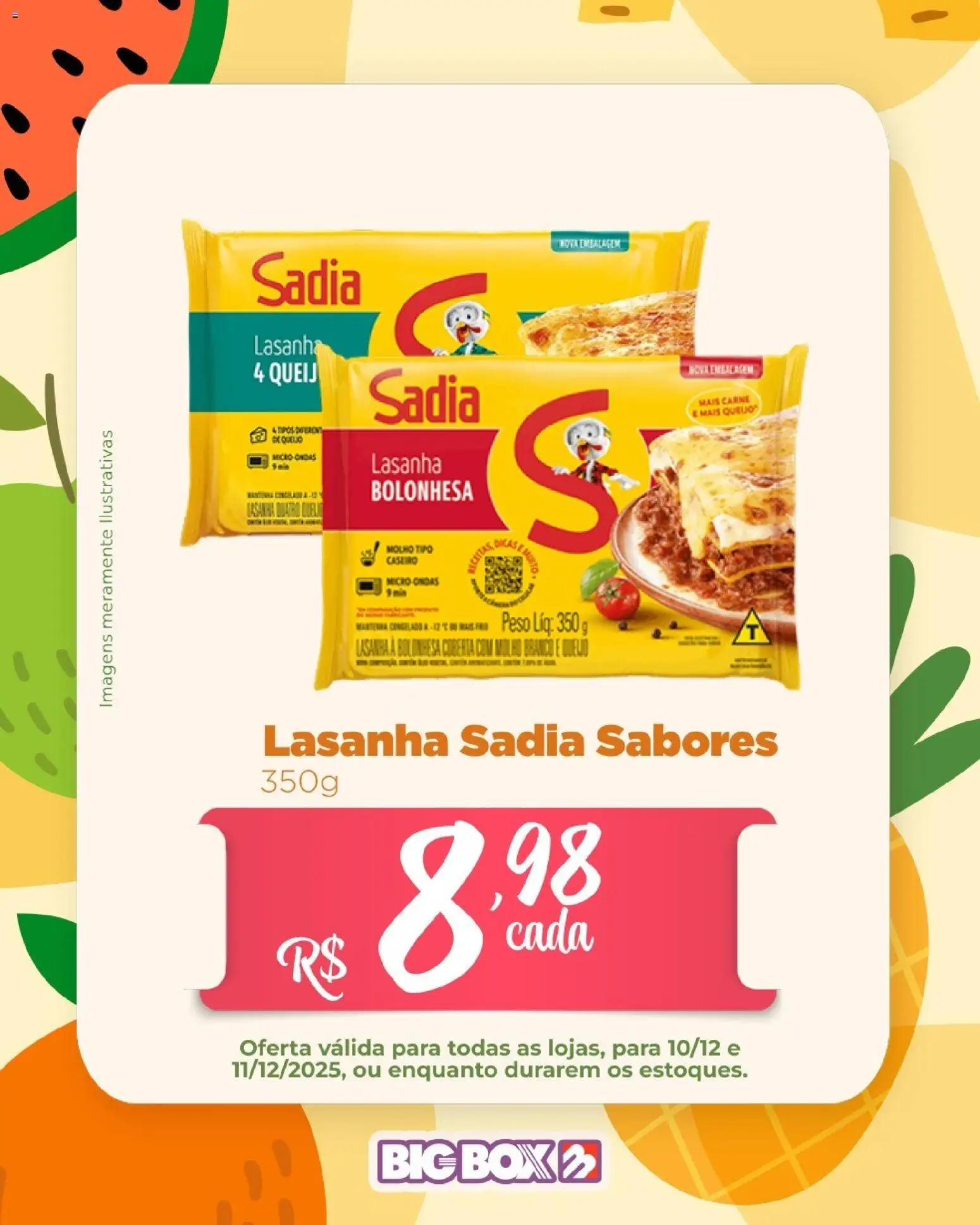 Big Box Folheto - válido de 10.12.2025 | Página: 8 | Produtos: Microondas, Carne, Lasanha