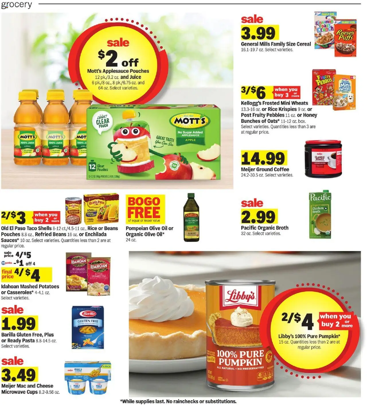 Meijer Weekly Ad - valid from 24.09.2025 | Page: 15 | Products: Oil, Rice, Potatoes, Sugar