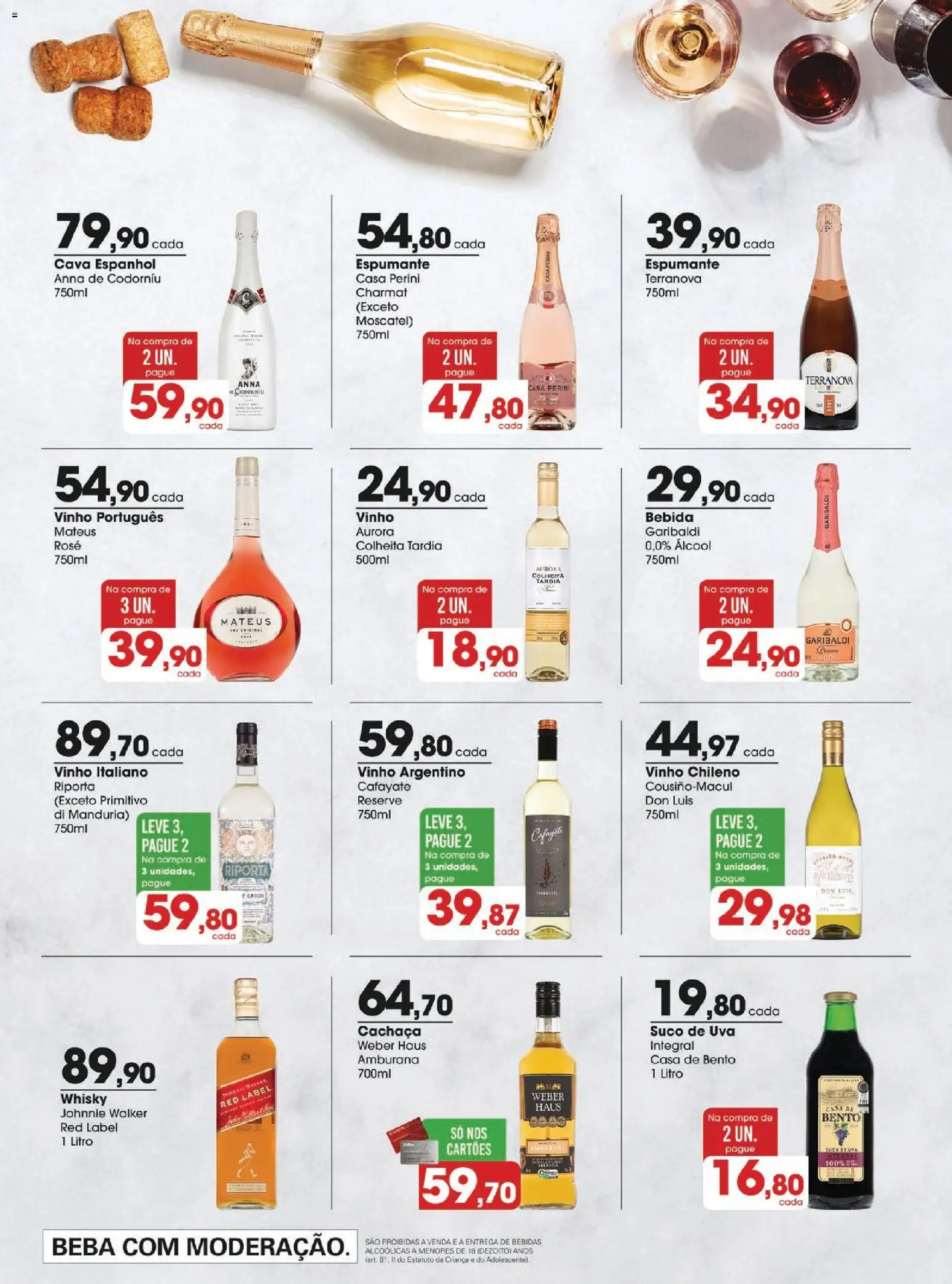 Zaffari Folheto - válido de 03.02.2026 | Página: 13 | Produtos: Espumante, Whisky, Vinho, Bebida