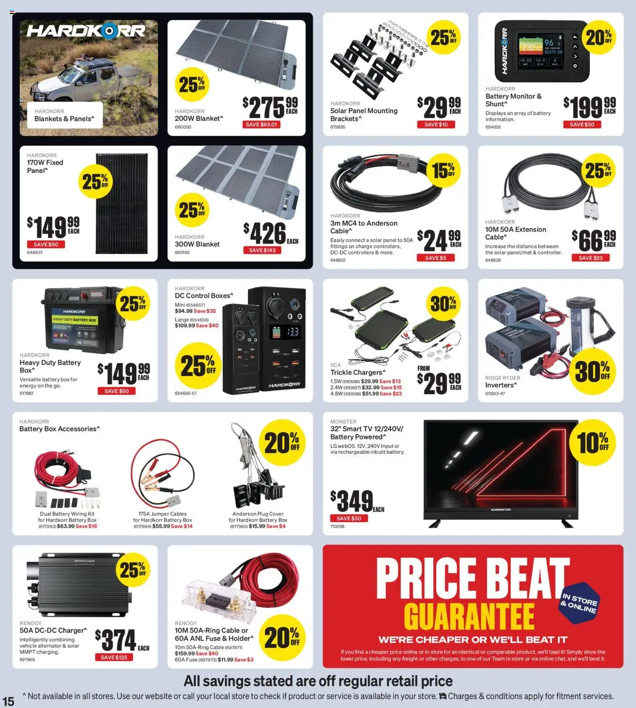 Supercheap Auto catalogue - valid from 15.10.2025 | Page: 15 | Products: Box, Battery, Tv, Blanket