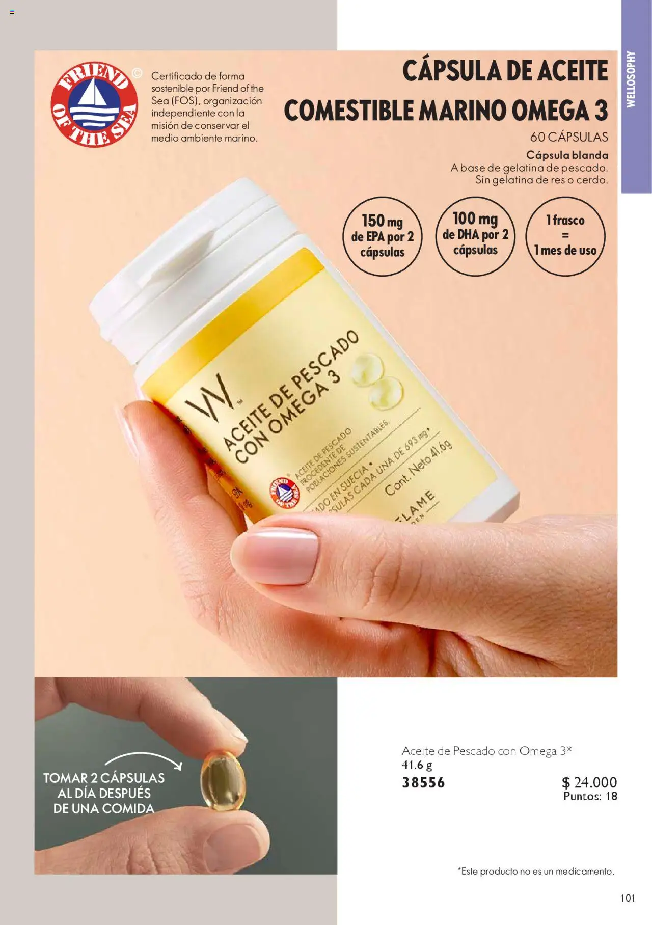 Oriflame catálogo │ válido desde el 04.10.2025 | Página: 101 | Productos: Base, Pescado, Aceite, Gelatina