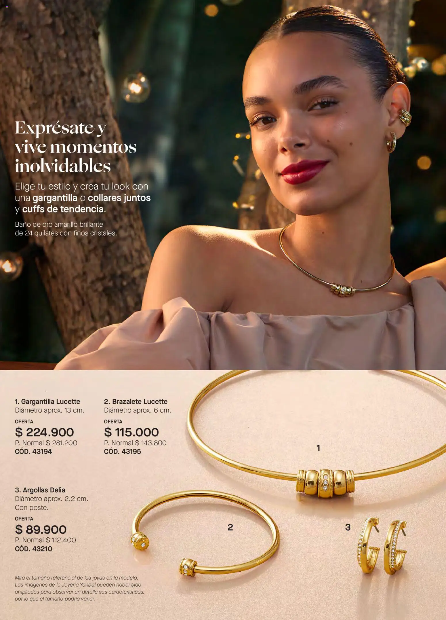 Yanbal revista - valida desde el 08.11.2025 | Página: 36 | Productos: Gargantilla, Brazalete, Baño, Collares