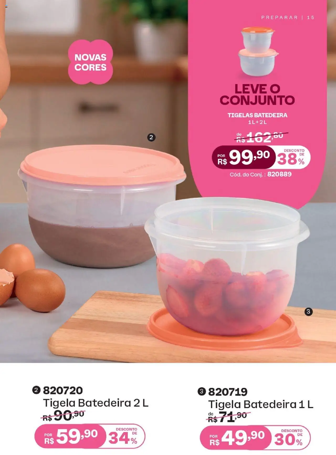 Tupperware Folheto - válido de 01.09.2025 | Página: 15 | Produtos: Batedeira, Tigela