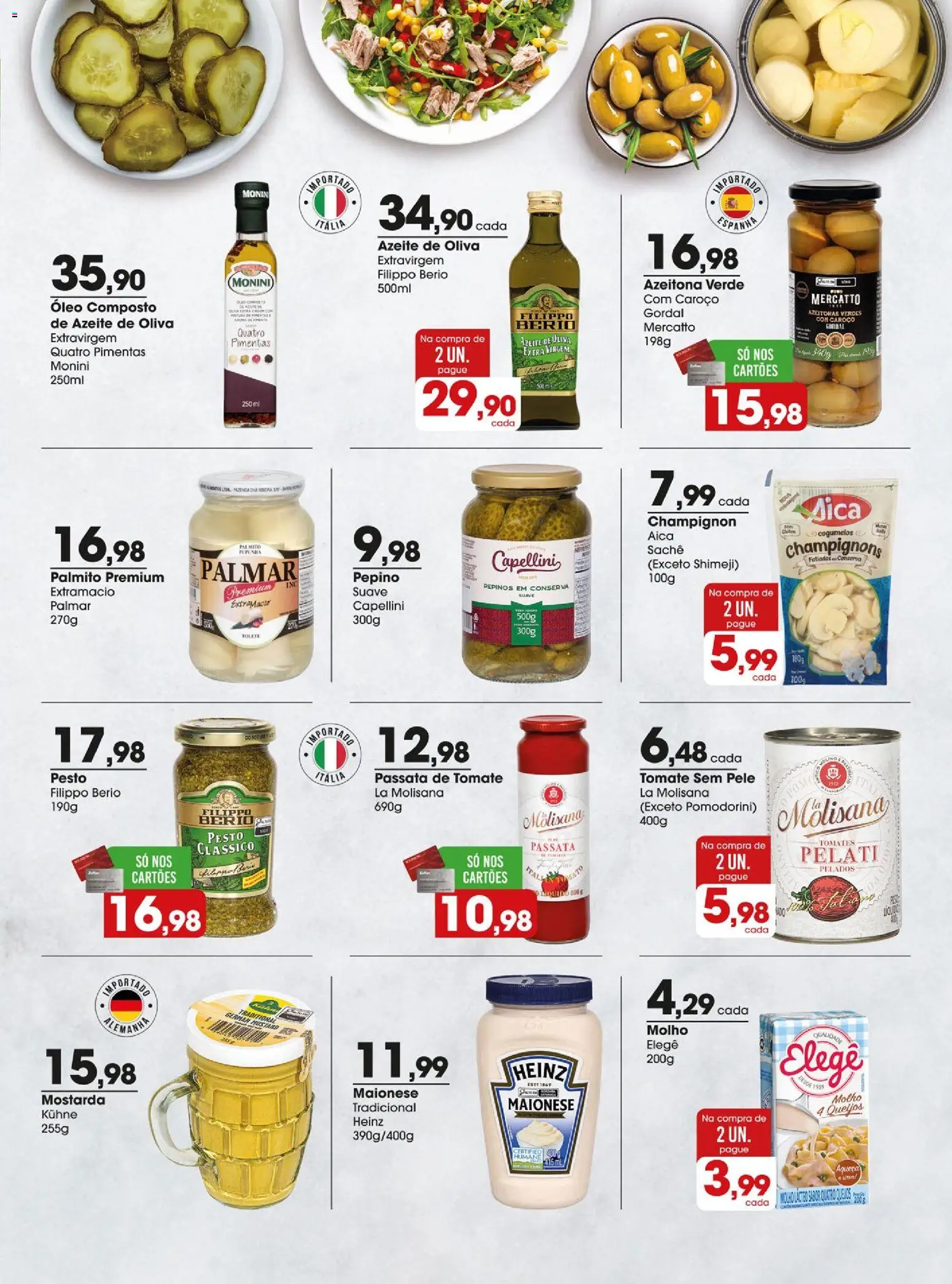 Zaffari Folheto - válido de 28.04.2026 | Página: 3 | Produtos: Óleo, Tomates, Champignon, Maionese