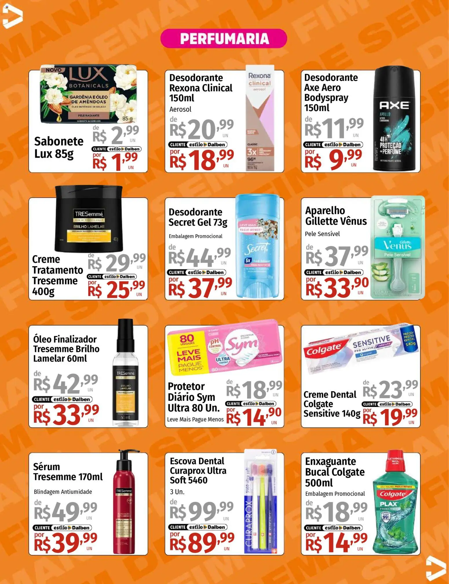 Supermercado Dalben Folheto - válido de 31.10.2025 | Página: 13 | Produtos: Perfume, Desodorante, Amêndoas, Creme dental